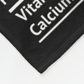 Collard Greens Nutrition Facts Funny Thanksgiving  Fleece Deken (Hoek)