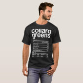Collard Greens Nutrition Feit Funny Thanksgiving T-shirt (Voorkant volledig)