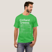 Collard Greens Nutrition Feit Thanksgiving Gift Tu T-shirt (Voorkant volledig)