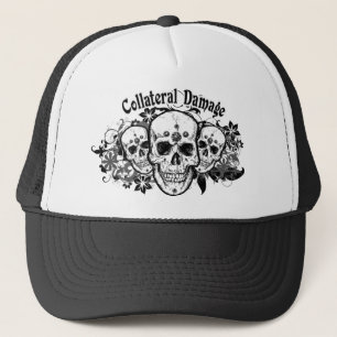 Collaterale schade Hawaiian Skulls Trucker Pet