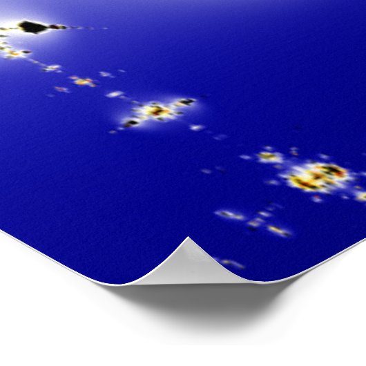 Collatz Mathematical Mandelbrot Fractal Poster (Hoek)