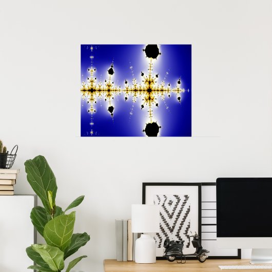 Collatz Mathematical Mandelbrot Fractal Poster (Thuiskantoor)