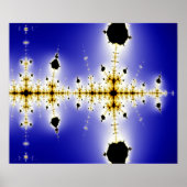 Collatz Mathematical Mandelbrot Fractal Poster (Voorkant)