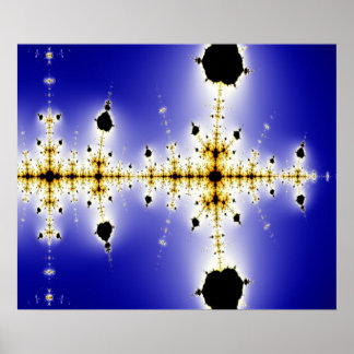 Collatz Mathematical Mandelbrot Fractal Poster