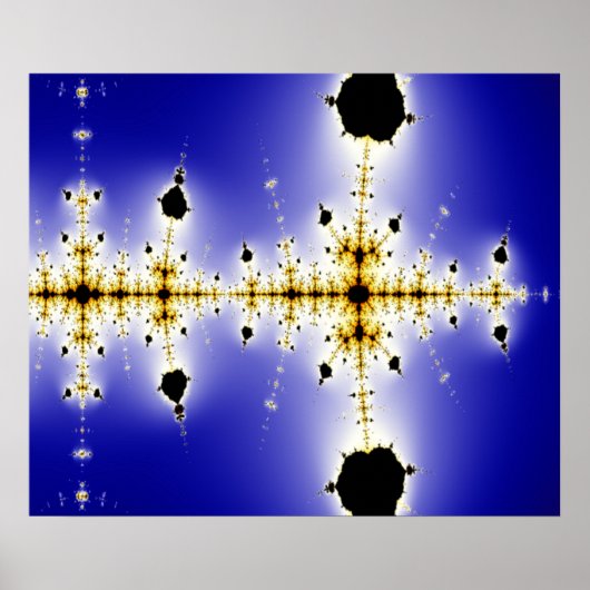 Collatz Mathematical Mandelbrot Fractal Poster (Voorkant)
