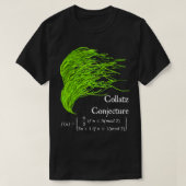 Collatz Vermoeden 3n1 Groene SeaMath Leraar T-shirt (Design voorkant)