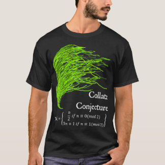Collatz Vermoeden 3n1 Groene SeaMath Leraar T-shirt