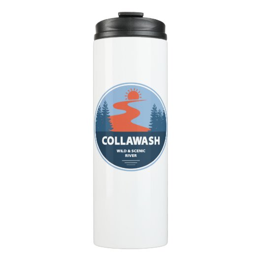 Collawash Wild en Scenic River Oregon Thermosbeker (Voorkant)