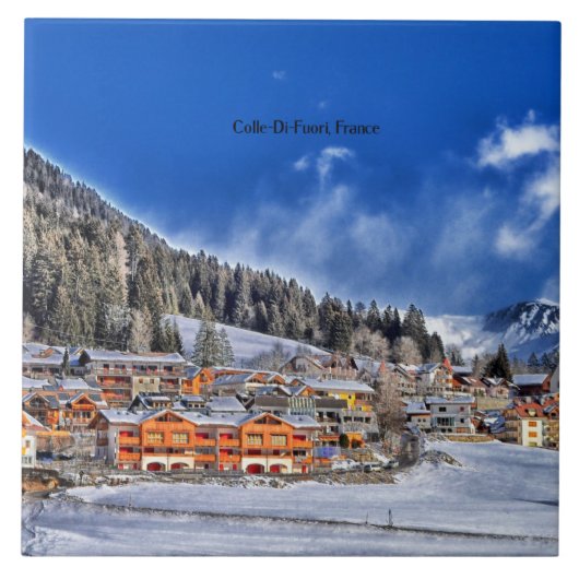 Colle-Di-Fuori, Frankrijk Tegeltje (Voorkant)