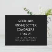 Colleague die de medewerker uit de boot laat valle menu (Staand voorkant)