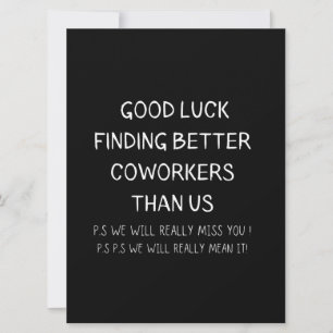 Colleague die de medewerker uit de boot laat valle save the date