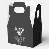 colleague farewell, retirement, coworker, goodbye, bedankdoosjes (Geopend)