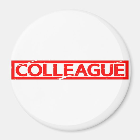 Colleague Stamp Magneet (Voorkant)