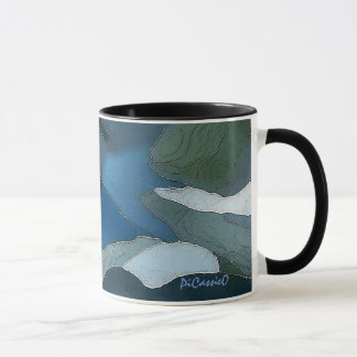 Collectable Art Mok Cool Colour Black Handle
