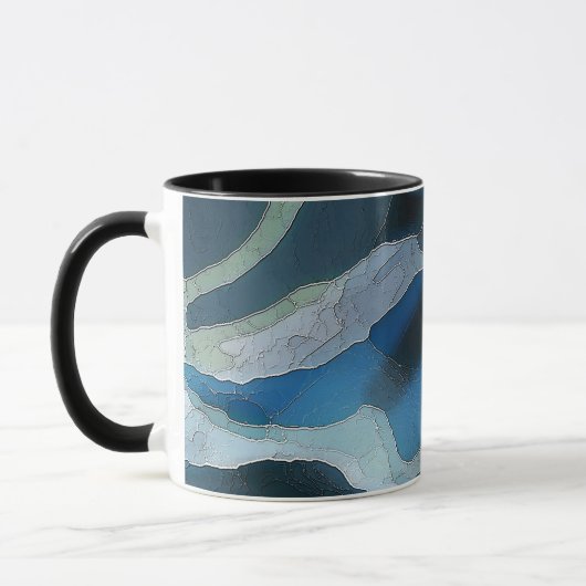 Collectable Art Mok Cool Colour Black Handle (Links)