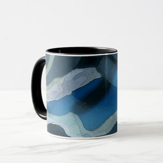 Collectable Art Mok Cool Colour Black Handle (Voorkant links)