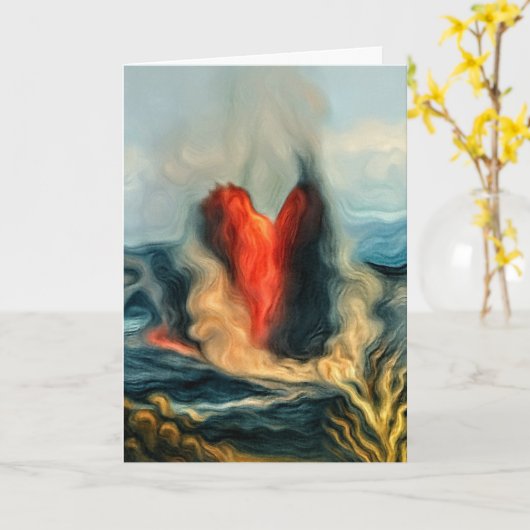 Collectable Glow Forth Customizable Card Kaart (Gele Bloem)