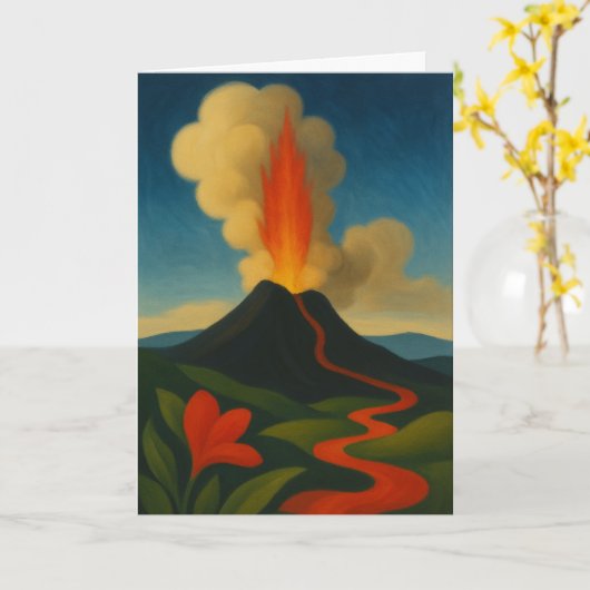 Collectable Glow Forth Greeting Card Kaart (Gele Bloem)