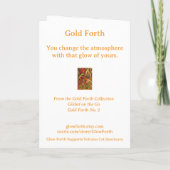 Collectable Glow Forth Greeting Card Kaart (Achterkant)