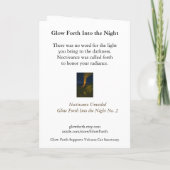 Collectable Glow Forth Greeting Card Kaart (Achterkant)