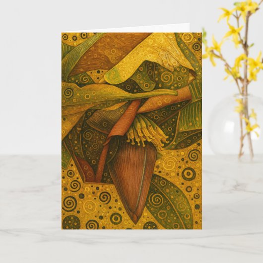 Collectable Glow Forth Greeting Card Kaart (Gele Bloem)