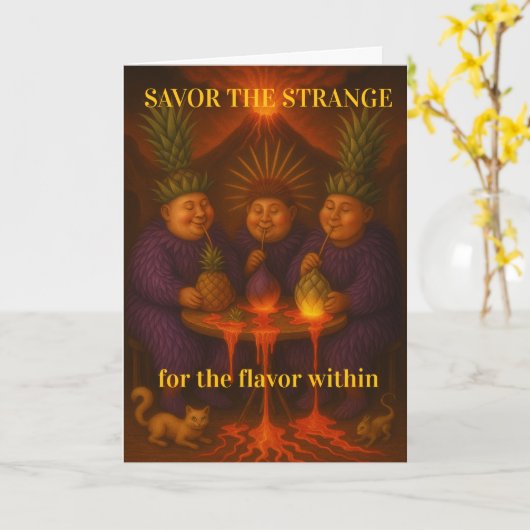 Collectable Glow Forth Greeting Card Kaart (Gele Bloem)