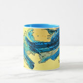 Collectable kleurrijke PiCassieO art mok West Wind (Midden)