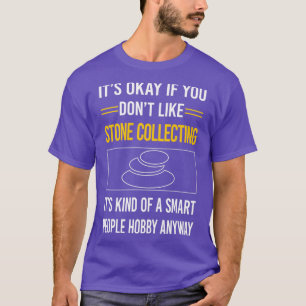 Collecte de pierres drles de personnes intelligent t-shirt