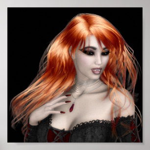 Collectibele Vampire Doll Art (vampire3) Poster