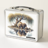 Collectible Beer Family Naast een rustige stroom (Voorkant)