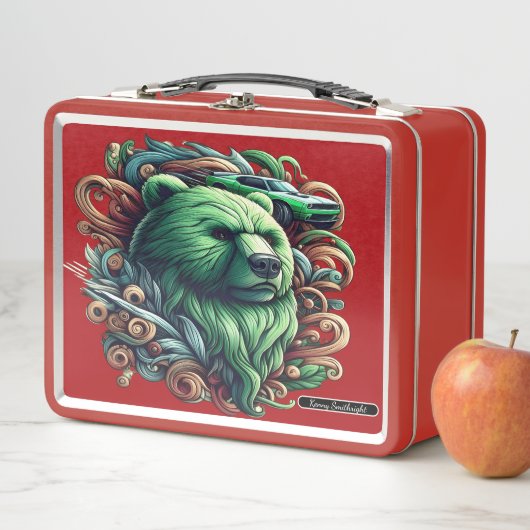 Collectible Vibrant Beer Lunch Box Design (In situ)