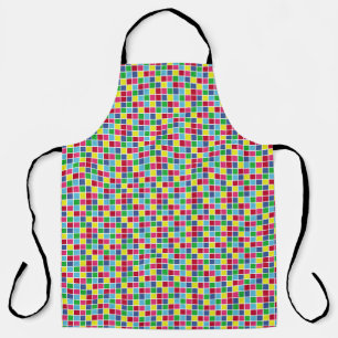 Collectie achtergrond ontwerp met kleurrijke schort