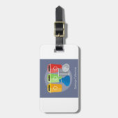 Collectie afval bagagelabel (Voorkant verticaal)