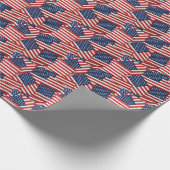 Collectie Amerikaanse vlag Cadeaupapier (Hoek)