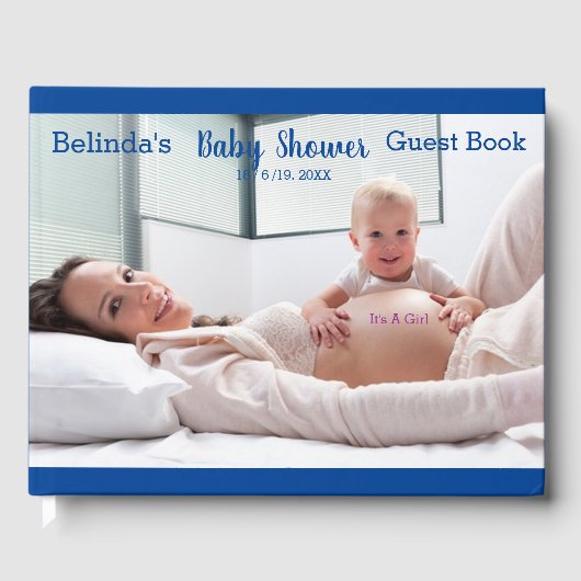 Collectie Baby shower Gastenboek (Voorkant)