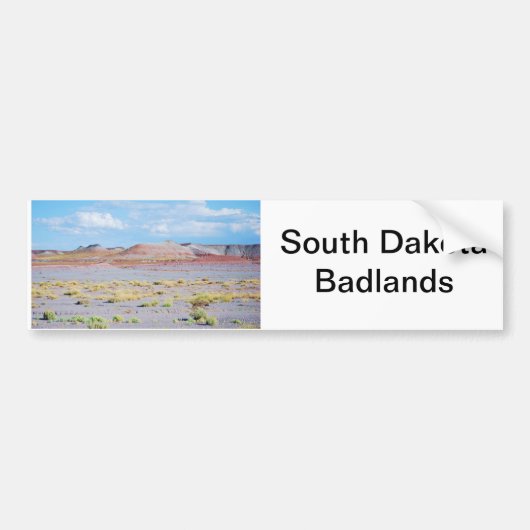 collectie "Badlands National Park" Bumpersticker (Voorkant)