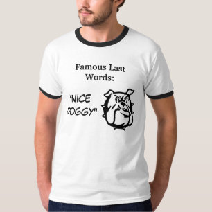 Collectie beroemde laatste woorden t-shirt
