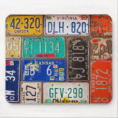 collectie bord oude licentie muismat (Voorkant)