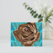 collectie "Chocolade Roos" Briefkaart (Staand voorkant)