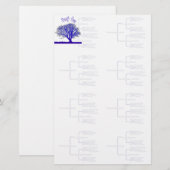 Collectie Familieboom Briefpapier (Voorkant / Achterkant)