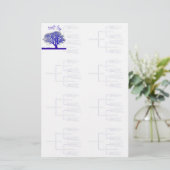 Collectie Familieboom Briefpapier (Staand voorkant)