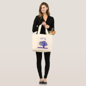 Collectie Familieboom Grote Tote Bag (Voorkant (model))