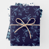 Collectie Floral Spaans Tile Inpakpapier Vel (In situ)