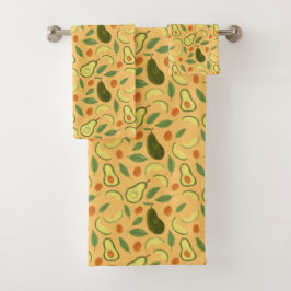Collectie fruitmandje — Avocado Bad Handdoek