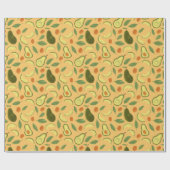 Collectie fruitmandje — Avocado Cadeaupapier (Vlak)