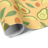 Collectie fruitmandje — Avocado Cadeaupapier (Rol Hoek)