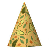 Collectie fruitmandje — Avocado Feesthoedjes (Achterkant)