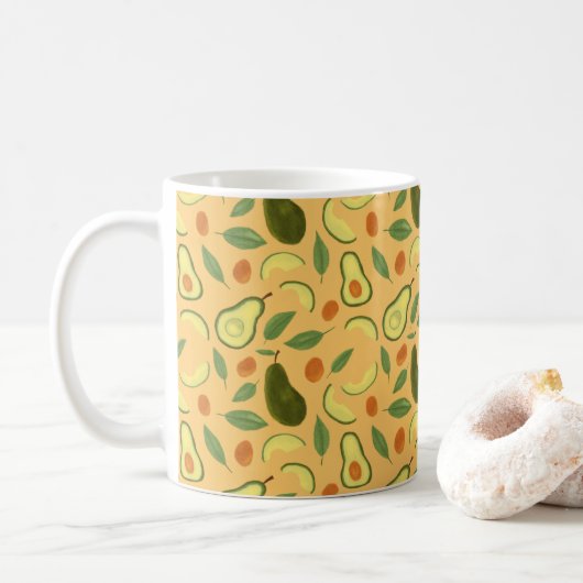 Collectie fruitmandje — Avocado Koffiemok (Met donut)