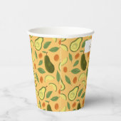 Collectie fruitmandje — Avocado Papieren Bekers (Rechts)