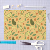 Collectie fruitmandje — Avocado Tissuepapier (Craft)